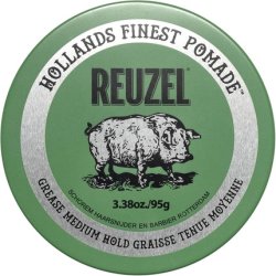 Reuzel Green Grease Oil Based Pomade Medium Hold Medium Shine