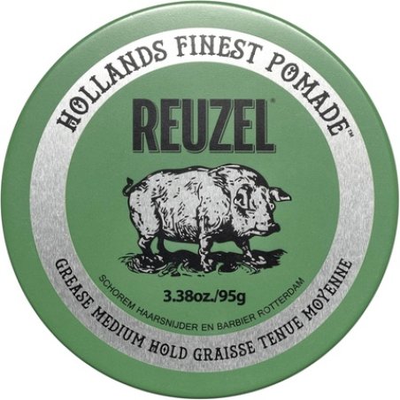Reuzel Green Grease Oil Based Pomade Medium Hold Medium Shine
