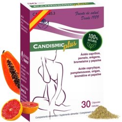 Candismic Plus Candida Support 30 Capsules with Acid