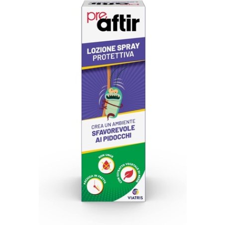 Aftir Preaftir Protective Spray Lotion Anti Lice and Lendini 140g