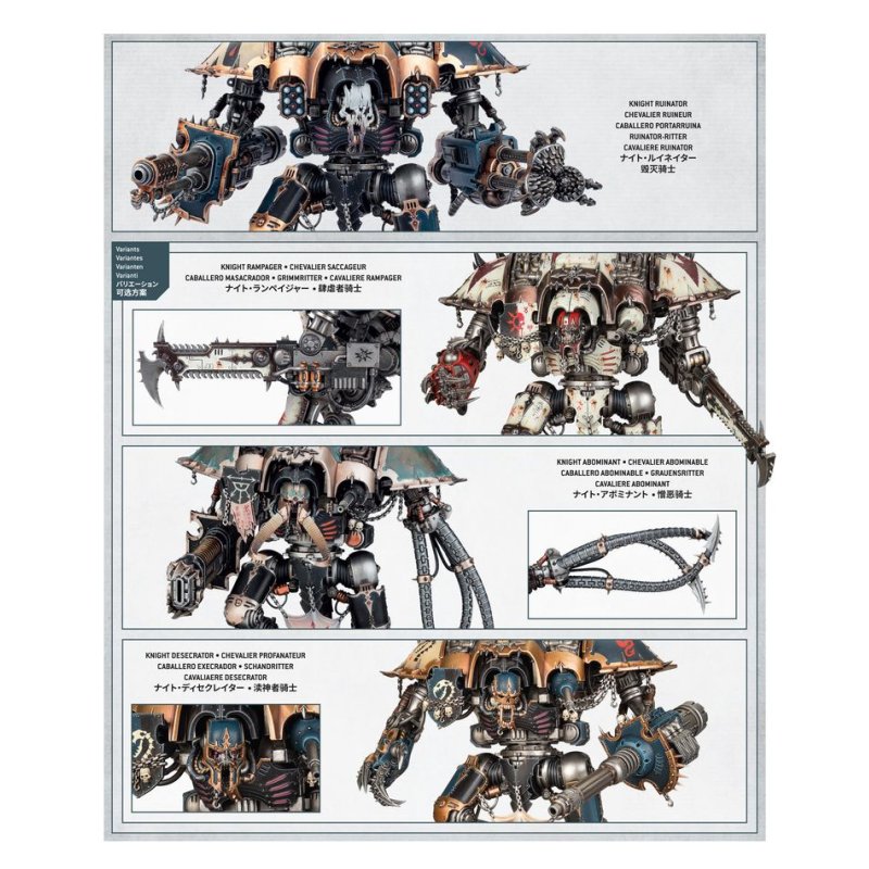 Warhammer 40k - Chaos Knights Chevalier Ruineur