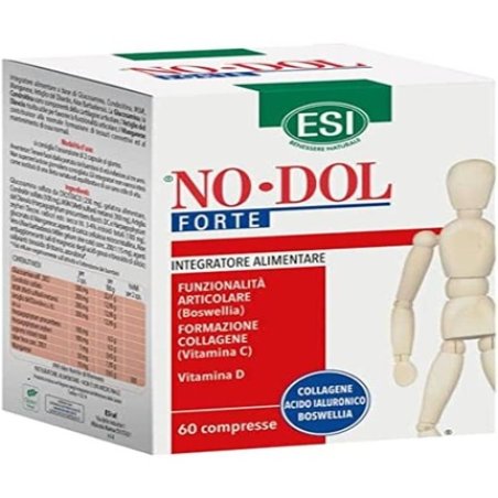 ESI No-Dol Forte Collagen Based Dietary Supplement with Vitamin C and Hyaluronic Acid 60 Tablets