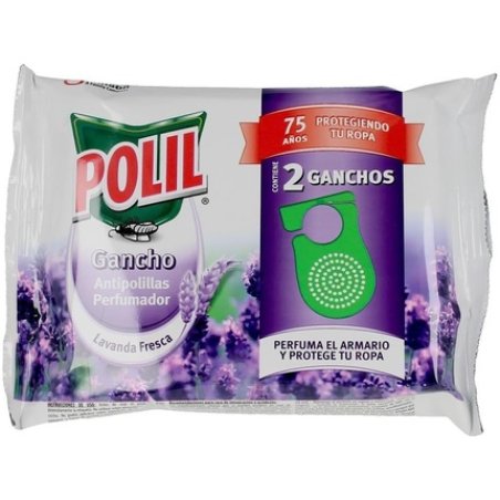 Raid Polil Anti-Moth Hangers with Lavender Perfume - Pack of 2 Hooks