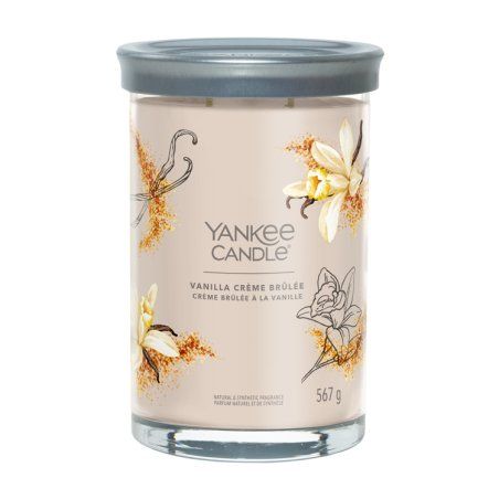 Yankee Candle Vanilla Crème Brûlée bougie en cire Rond Beige 1 pièce(s)
