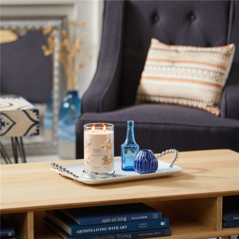 Yankee Candle Vanilla Crème Brûlée bougie en cire Rond Beige 1 pièce(s)