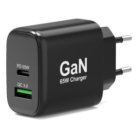 WALL CHARGER TYPE C PD 65W GAN - EU (W/O CABLE)