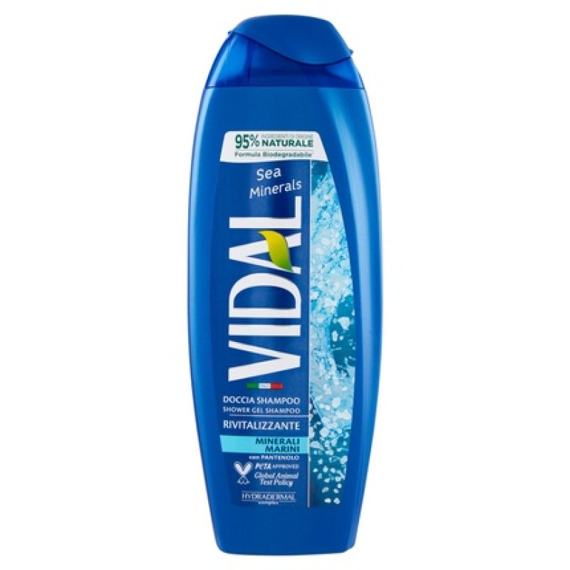 Vidal Revitalizing Shower Shampoo With Marine Minerals 250 Ml