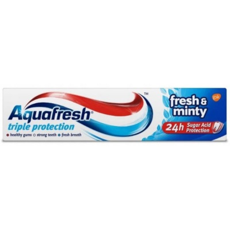 Aquafresh 75ml Toothpaste Fresh and Minty
