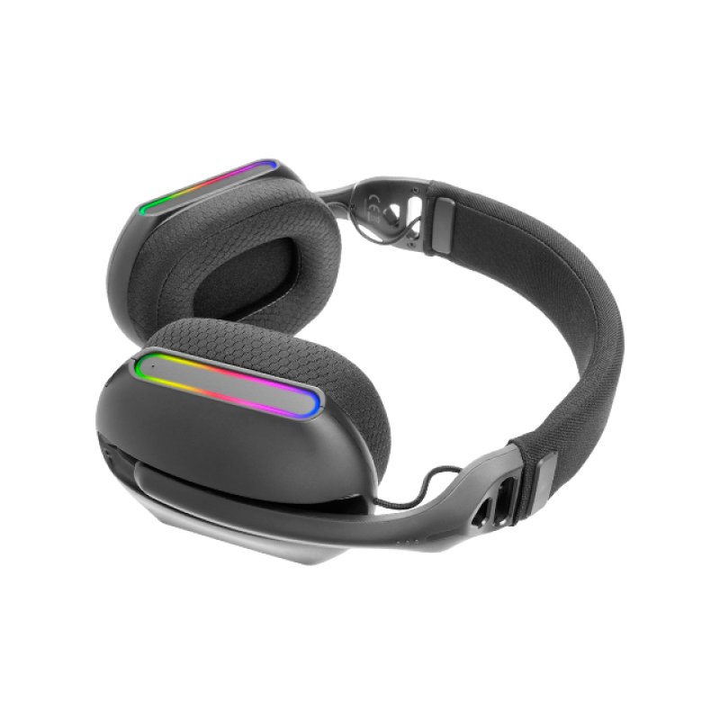 Casque Gamer sans fil Mars Gaming MHW-Pro RGB (Noir)
