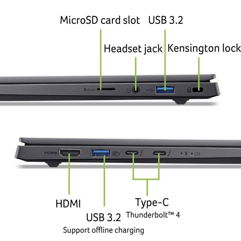 Acer Swift X 14 OLED (SFX14-73G-79BJ) 14,5" WQ2.8K, OLED, 120Hz, Intel Ultra 7-255H, 32GB RAM, 1TB SSD, GeForce