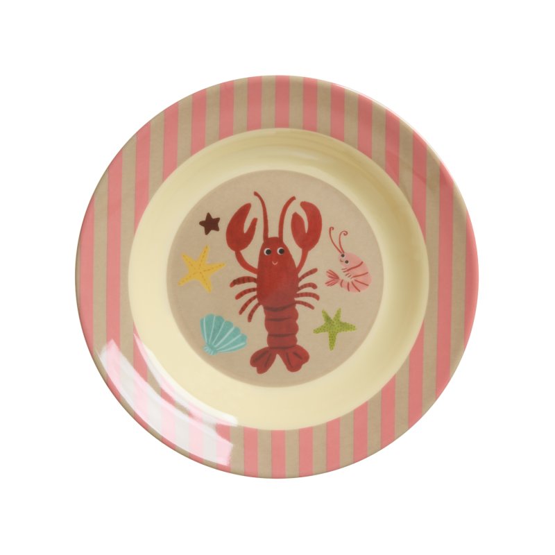 Rice - Melamine Kids Bowl - Coral Ocean - 250 ml