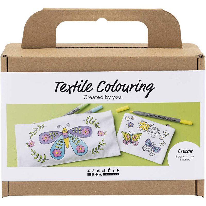 Creativ Company Mini Kit DIY Coloriage Textile