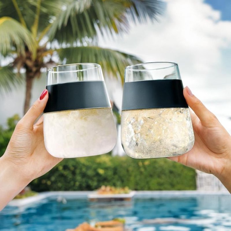 Wine Cooling Cups - Set of 2
