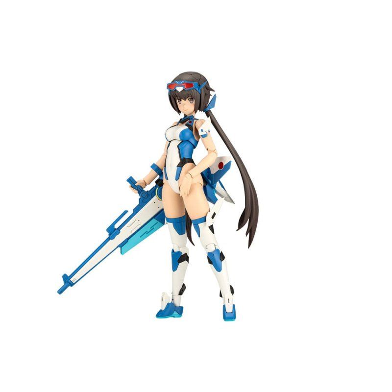 Frame Arms Girl figurine Plastic Model Kit Stylet Swimsuit Blue Impulse Color Ver. 16 cm