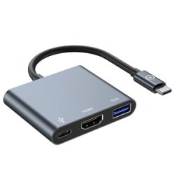 ADAPTATEUR USB-C 3 EN 1 HDMI USB-A USB-C PD