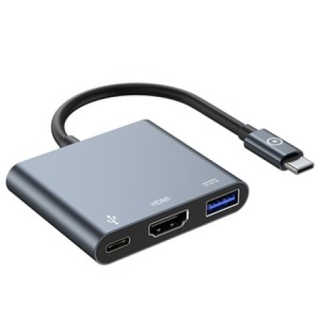 ADAPTATEUR USB-C 3 EN 1 HDMI USB-A USB-C PD
