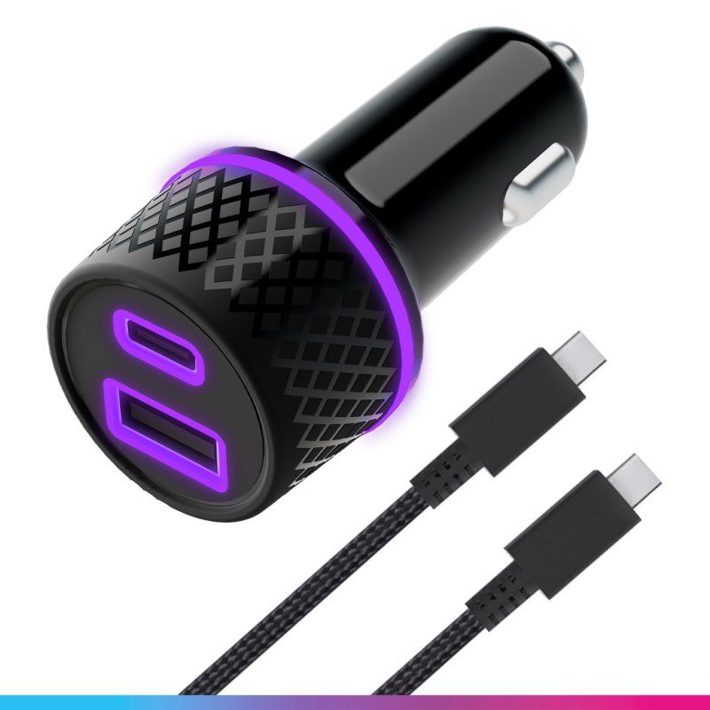 Oniverse ONICAB5-MLT-BLK mobile device charger Portable gaming console Black Cigar lighter Fast charging Auto