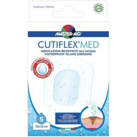 Master Aid Cutiflex MED 10 x 12 cm 5 Pieces