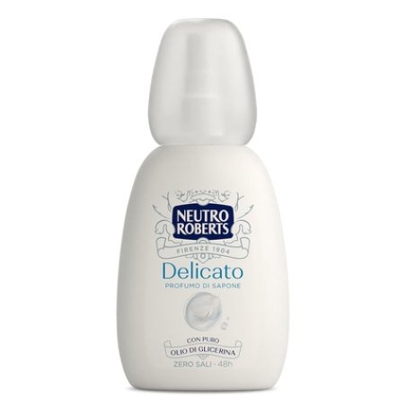 Neutro Roberts Deo Vapo Delicato Zero Aluminum Salts with Pure Glycerin Oil Deodorant for Men and Women