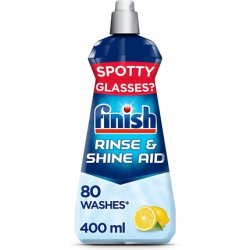 Finish Rinse Aid For Shinier And Drier Dishes, Lemon, 400 Ml