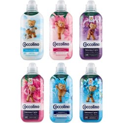 Coccolino Fabric Softener Concentrate Spring Air 990ml - Pack of 6 with Italian Gourmet Polpa 400g