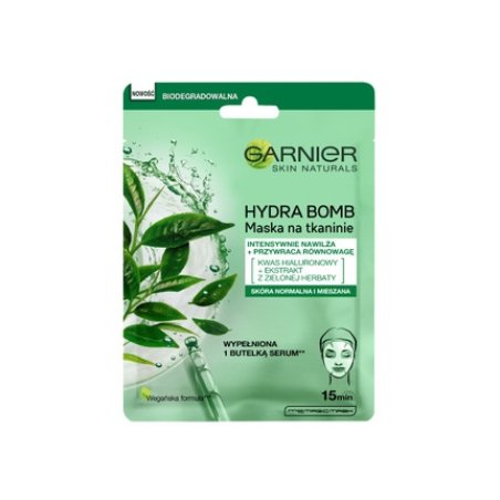 Garnier Ultra Hydrating Rebalancing Tissue Mask with Green Tea Extract