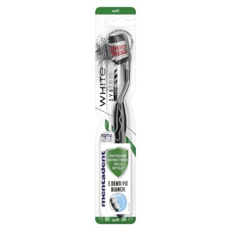 Mentadent White System Carbon Toothbrush