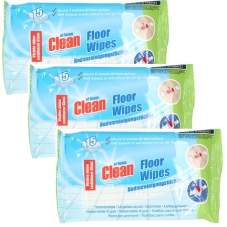 Bodenreinigungstücher Floor Care Wipes 15 Count