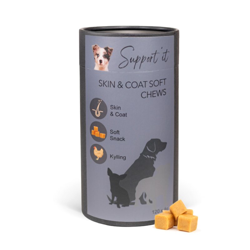 Support it - Skin & Coat Soft Chews - 120 pieces