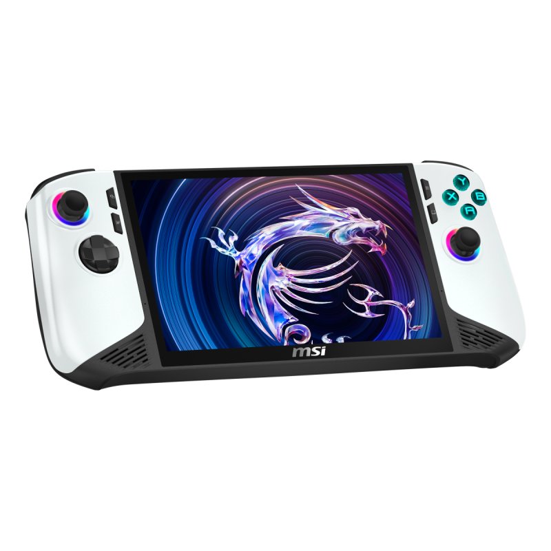 MSI Claw 8 AI A2VM-091 Polar Tempest Edition - 8" FHD IPS 120Hz Display, Intel® Core™ Ultra 7 258V, 32GB RAM, 2TB