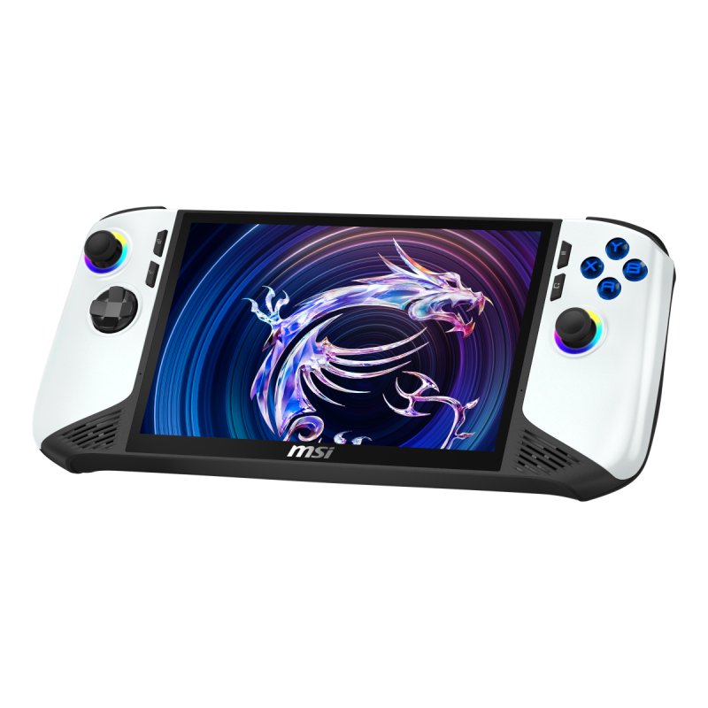 MSI Claw 8 AI A2VM-091 Polar Tempest Edition - 8" FHD IPS 120Hz Display, Intel® Core™ Ultra 7 258V, 32GB RAM, 2TB