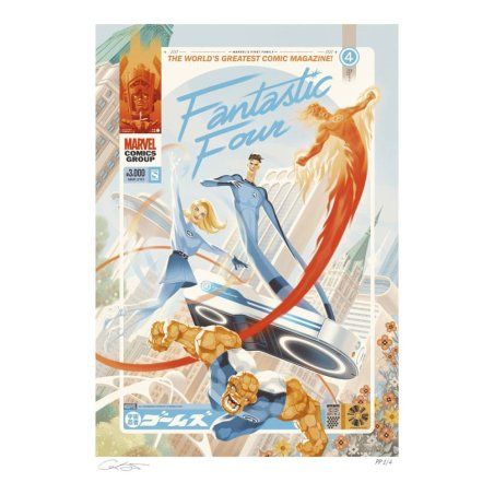 Marvel Fantastic Four 48 impression Art Print Marvel's First Family: The Fantastic Four! 61 x 41 cm - non encadrée
