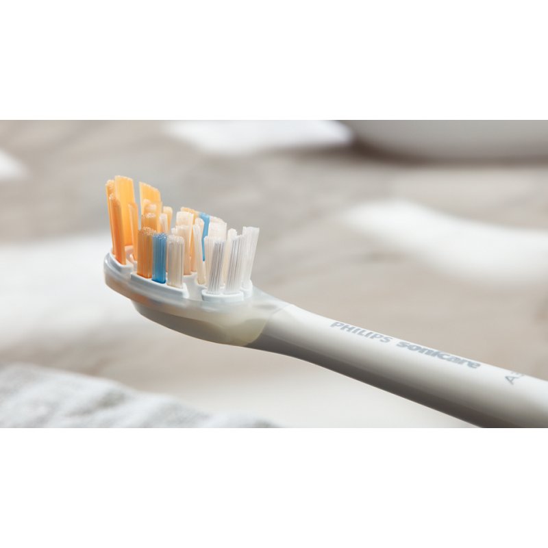 Philips A3 Premium All-in-One HX9094/87 Genuine Replacement Toothbrush Heads, White, 4 pack