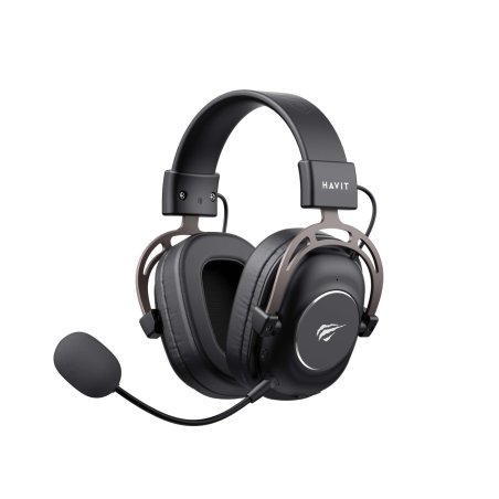 Havit H2002YG - 2.4G gaming headphones (black and ochre)