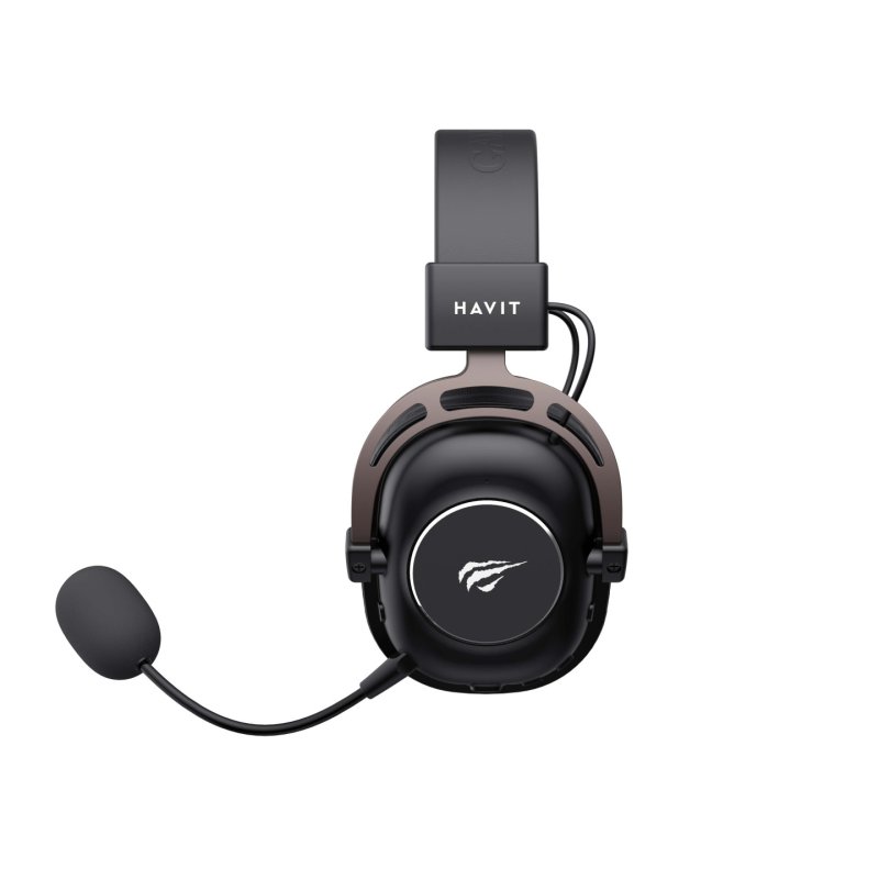 Havit H2002YG (Black and ochre) Écouteurs Avec fil &sans fil Arceau Jouer Bluetooth Noir, Ocre