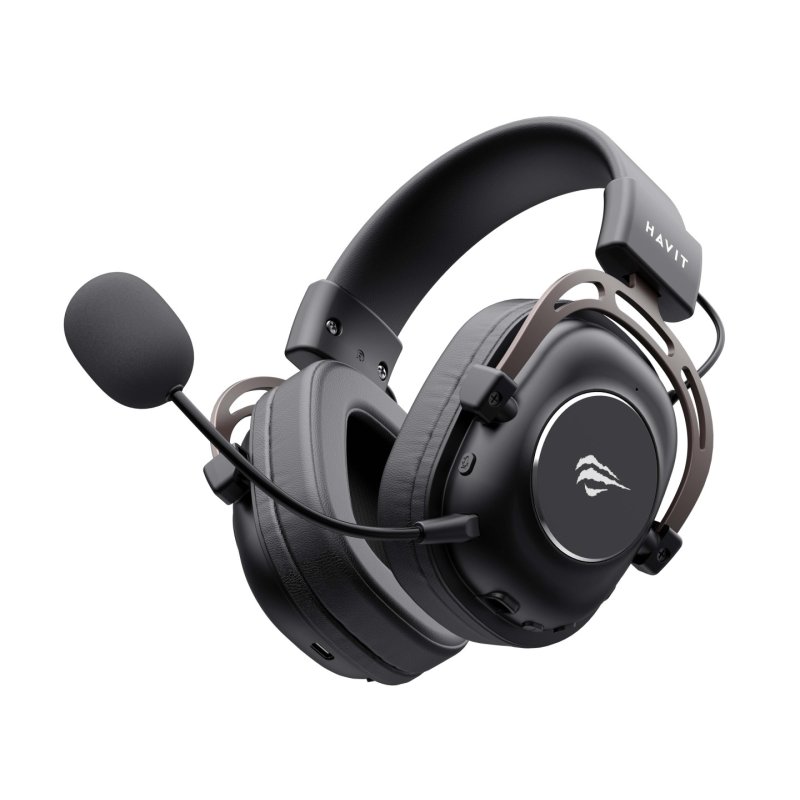 Havit H2002YG (Black and ochre) Écouteurs Avec fil &sans fil Arceau Jouer Bluetooth Noir, Ocre