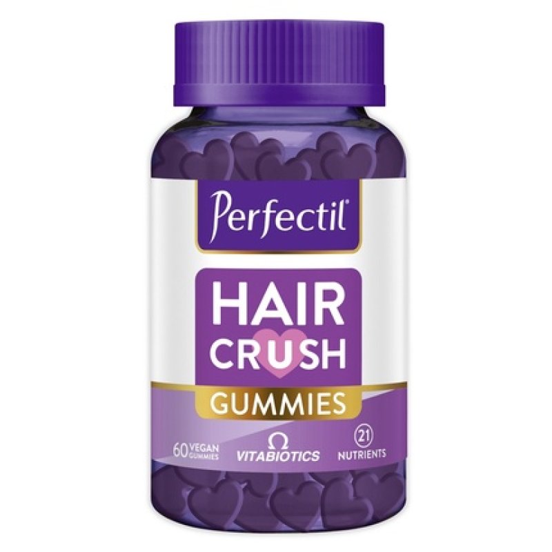 Vitabiotics Perfectil Haircrush Gummies Dietary Supplement For Healthy Hair - 60 Gummies