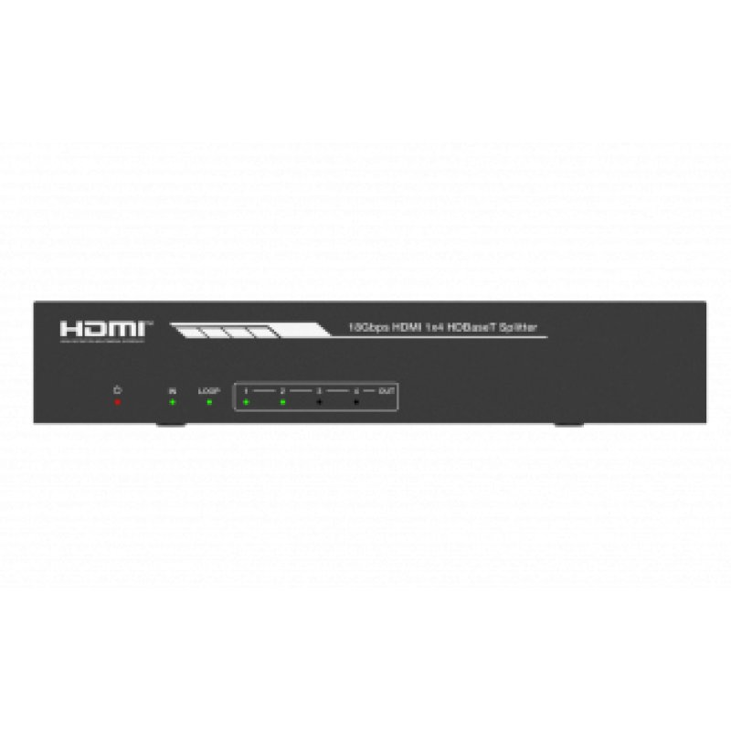 HDBaseT Distributor 1X4-4K60Hz-120m-PoC-(With Receivers)