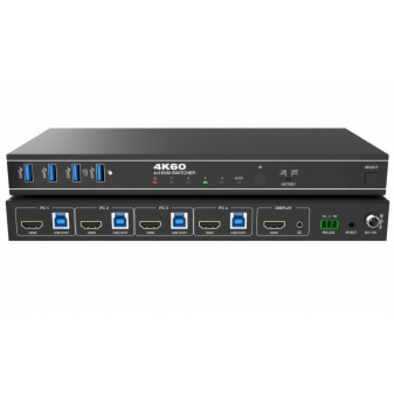 HDMI 2.0/USB 3.0 5Gbps-RS232 Selector