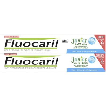 Junior Bubble Gel Toothpaste 75ml - Pack of 2