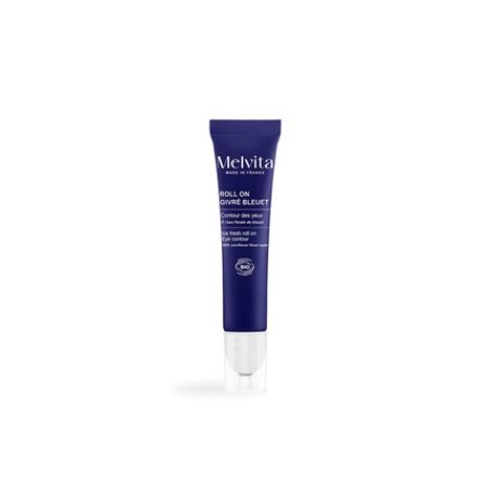 Melvita Frosted Eye Contour Roll-On with Organic Cornflower Soothing