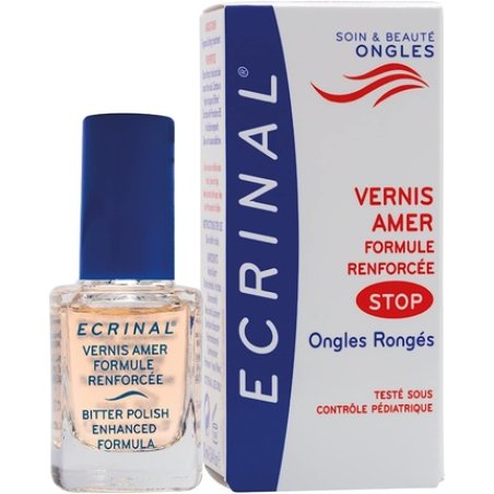Ecrinal Bitter Varnish Stop Bitten Nails Strengthened Formula 10ml