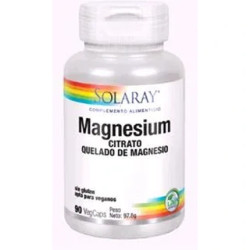 Solaray Magnesium 133 Mg 90 Vegetarian Capsules