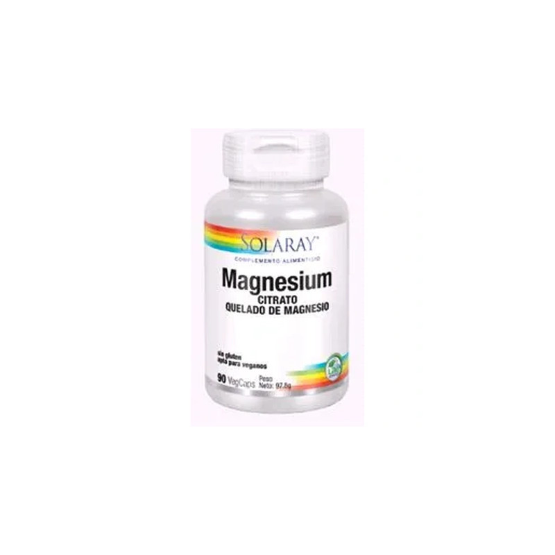 Solaray Magnesium 133 Mg 90 Vegetarian Capsules