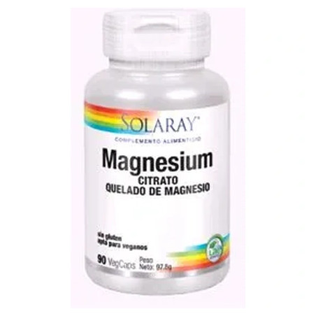 Solaray Magnesium 133 Mg 90 Vegetarian Capsules