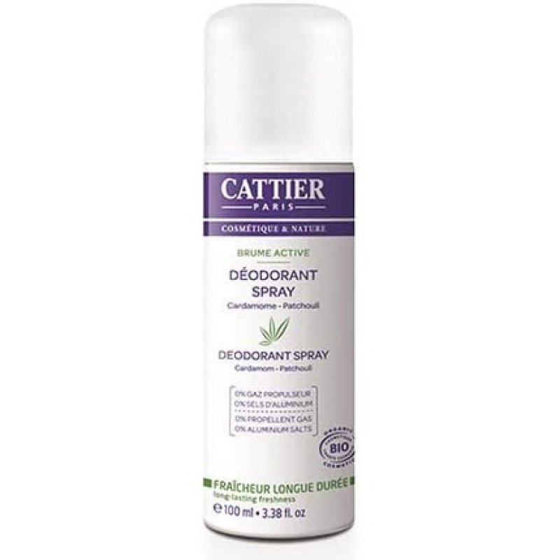 Cattier Paris Active Deodorant Spray 100ml