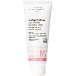 Novexpert Detox Mask with Creamy Pink Clay for Unisex 2.53 oz