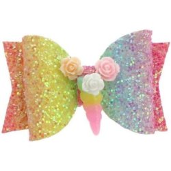 Inca 43164 Hair Clip Bow Unicorn Multicolor