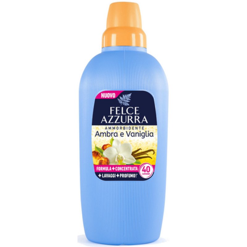Felce Azzurra Fabric Softener 2000 Ml 40 Washes Amber And Vanilla