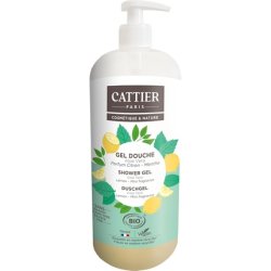 Cattier Shower Gel Without Sulfates Lemon Fragrance Mint 1L
